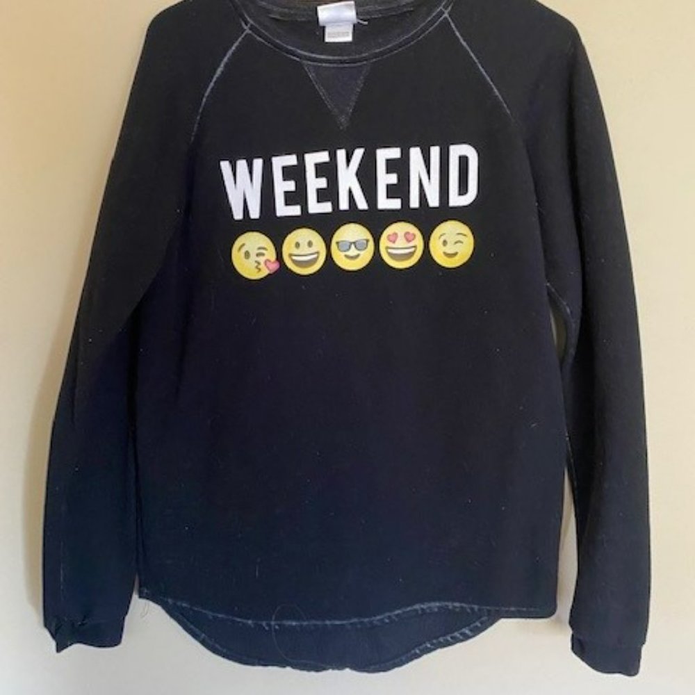 Weekend Emoji Sweatshirt